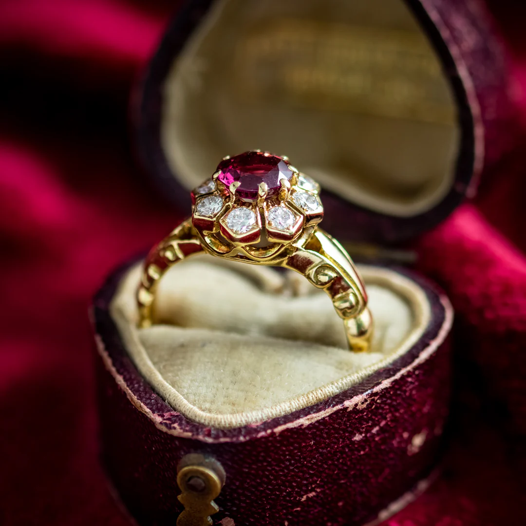 Ruby Cluster Ring