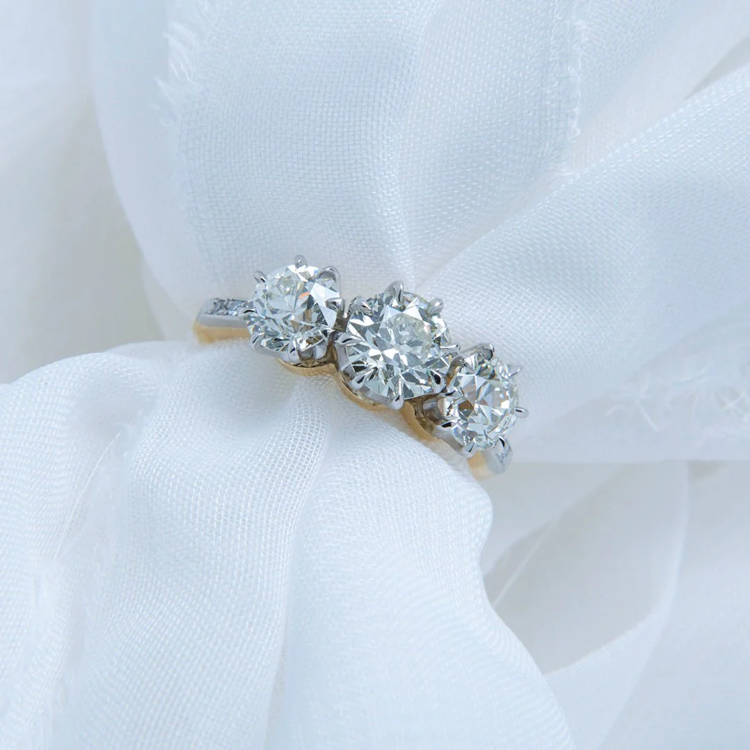 Three-Stone Diamond Ring