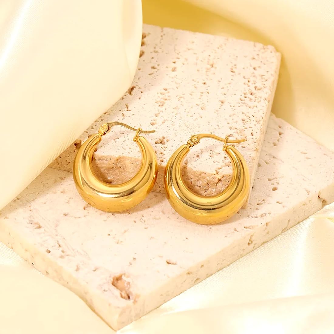 Gold Hoop Earrings