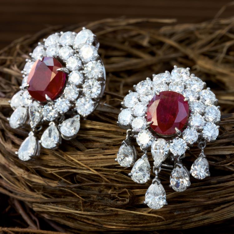 Platinum Earrings